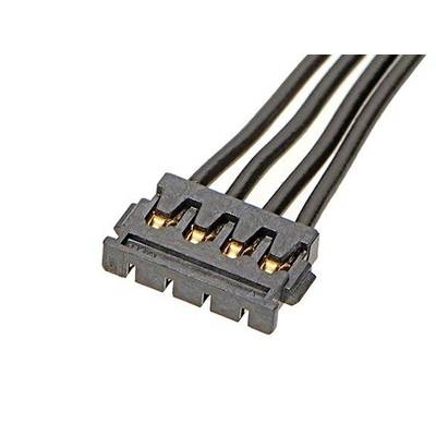 Molex Hüvelyház kábel Pólusok száma 4 Raszterméret: 1.20 mm 369200400 1 db ömlesztett (369200400)