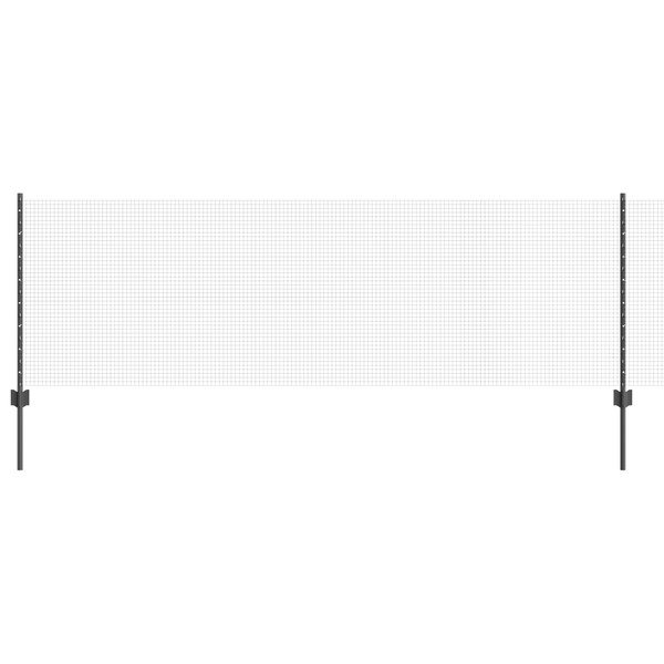 hegesztett drótkerítés 11 U oszloppal Szürke 0.8x25 m Acél