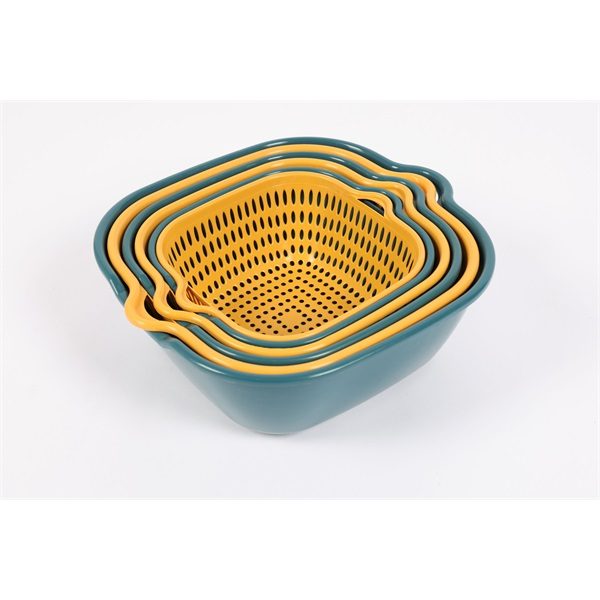 IRIS KT-255-G 6 darabos konyhai szűrő-tál szett (KT-255-G)