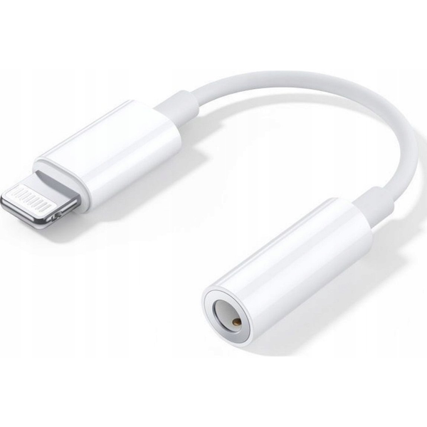 Adaptér Lightning / 3,5mm Jack krátký kabel redukce pro iPhone iPad iPod