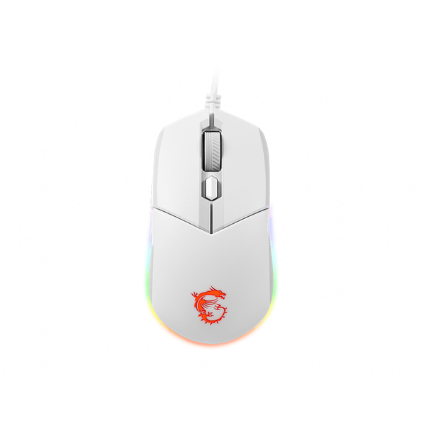 MSI CLUTCH GM11 WHITE myš Všestranný USB Typ-A Optický 5000 DPI