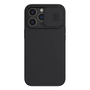 Силиконов протектор за телефон Apple iPhone 13 Pro Nillkin Camshield Silky (матиран, плюшен интериор от микрофибър, защита на камерата, екологичен) черен