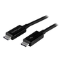 StarTech.com TBLT3MM2M cable Thunderbolt 20 Gbit/s Negro