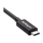 StarTech.com TBLT3MM2M cable Thunderbolt 20 Gbit/s Negro
