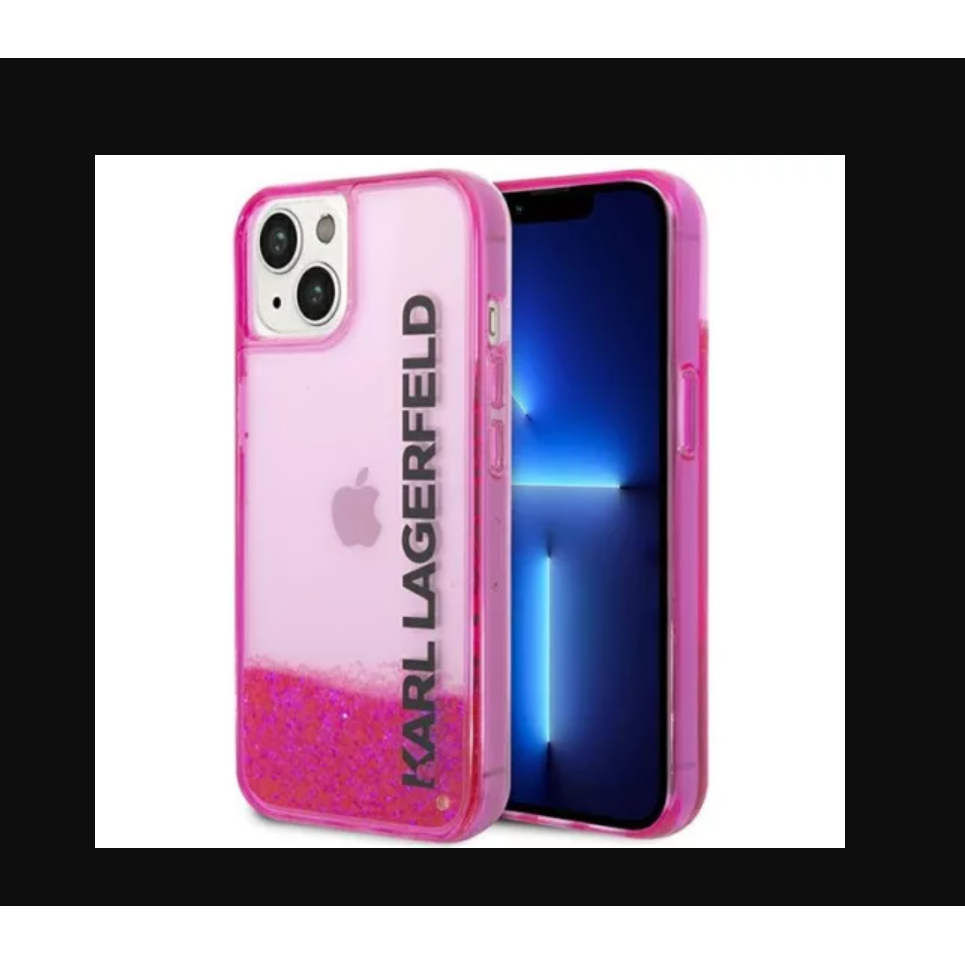 Karl Lagerfeld Apple iPhone 14 Plus Hátlapvédő Tok - Rózsaszín (KLHCP14MLCKVF)