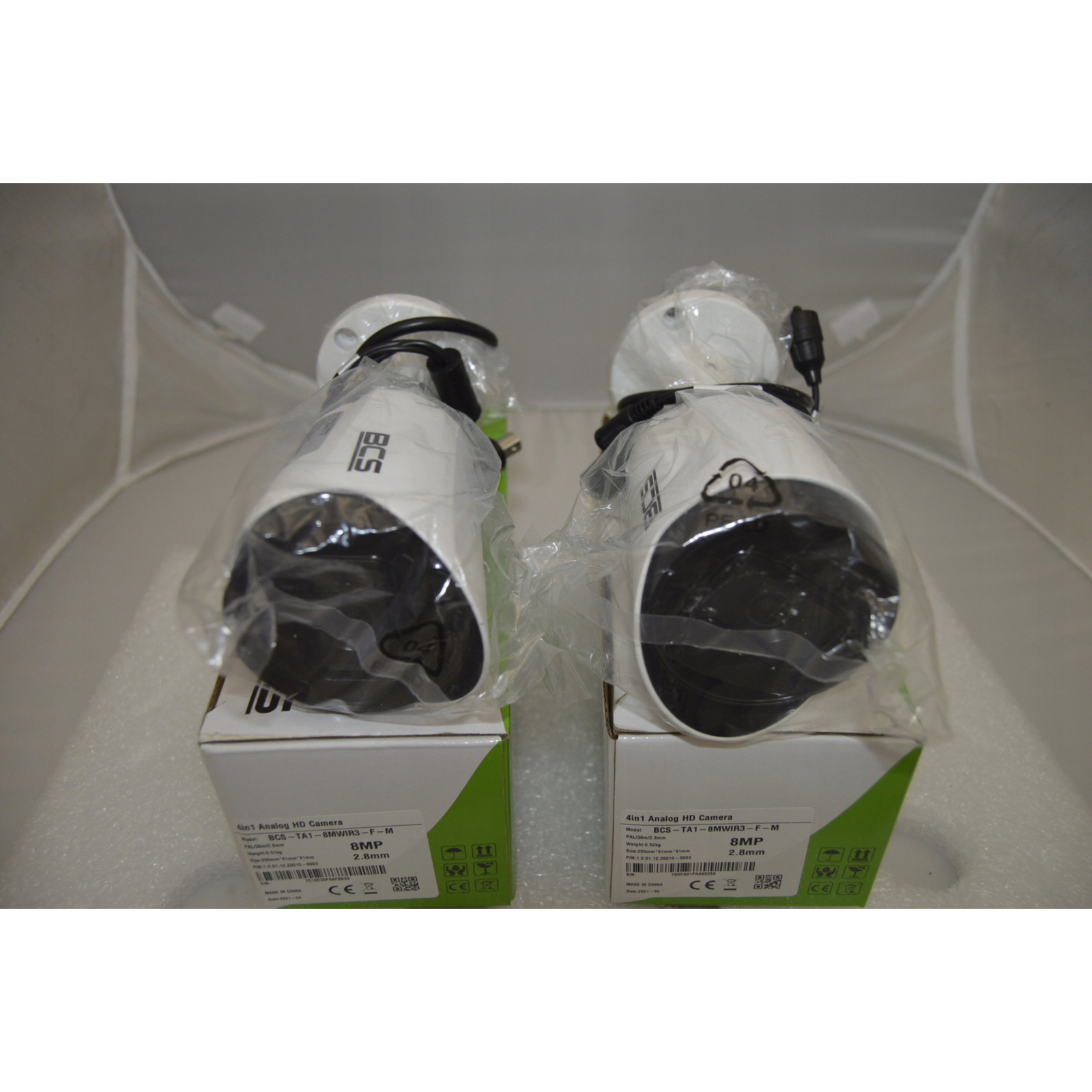 BCS BCS-TA18FWR3(2) Analóg tubás kamera 8MP mikrofonos, IP67, IR 30m (BCS-TA18FWR3(2))