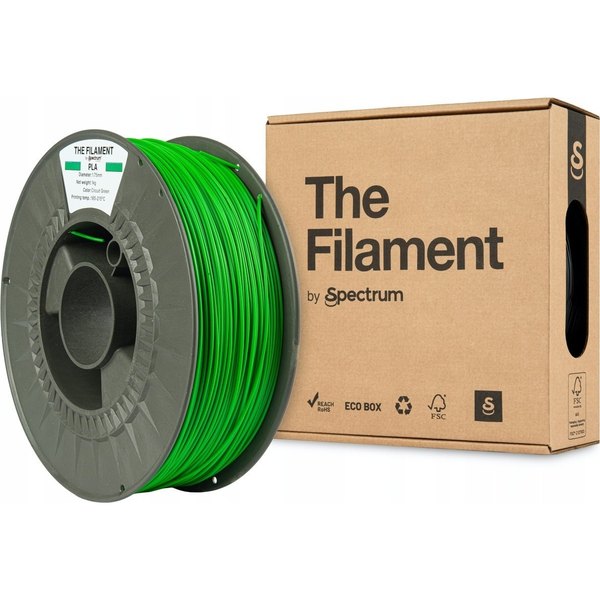 The Filament 3D filament, PLA, 1,75mm, 1000g, TF-24007, circuit green