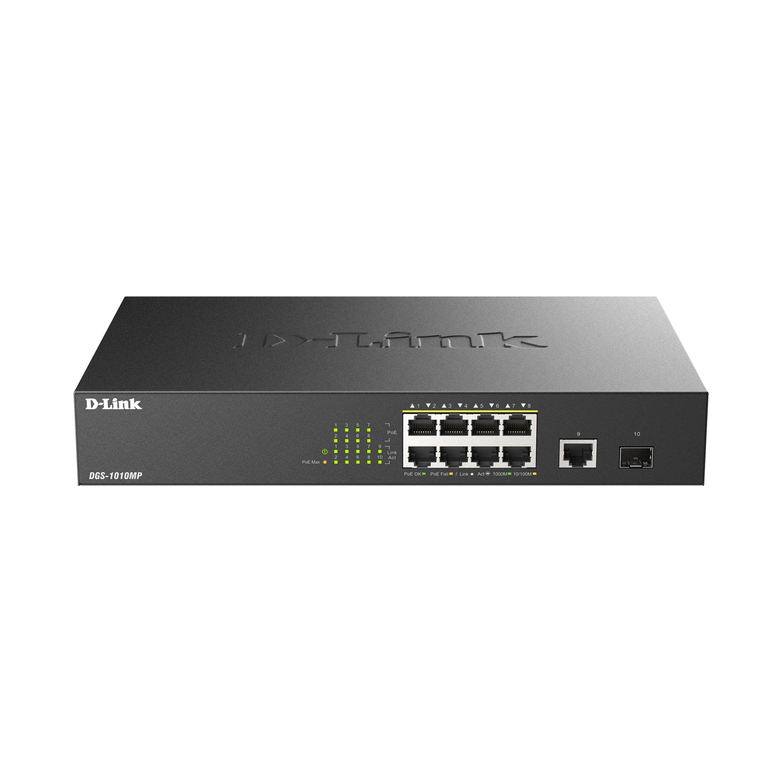 D-link DGS-1010MP 10-Portový Gigabitový PoE Switch