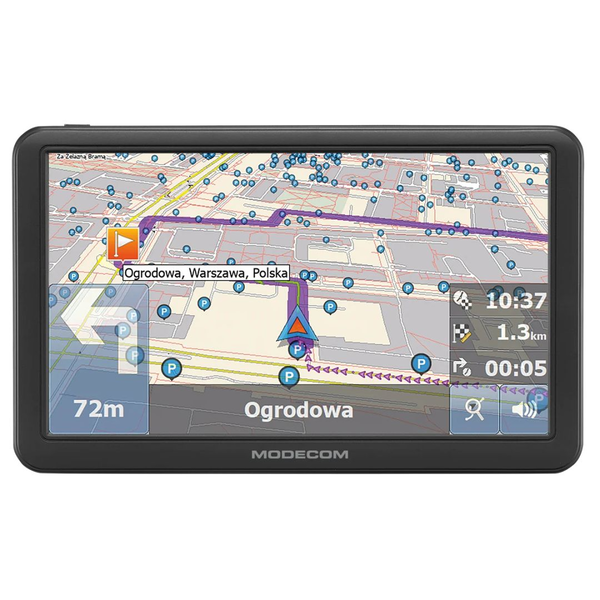 MODE COM FreeWAY CX 7.4 + MapFactor Európa térkép fekete