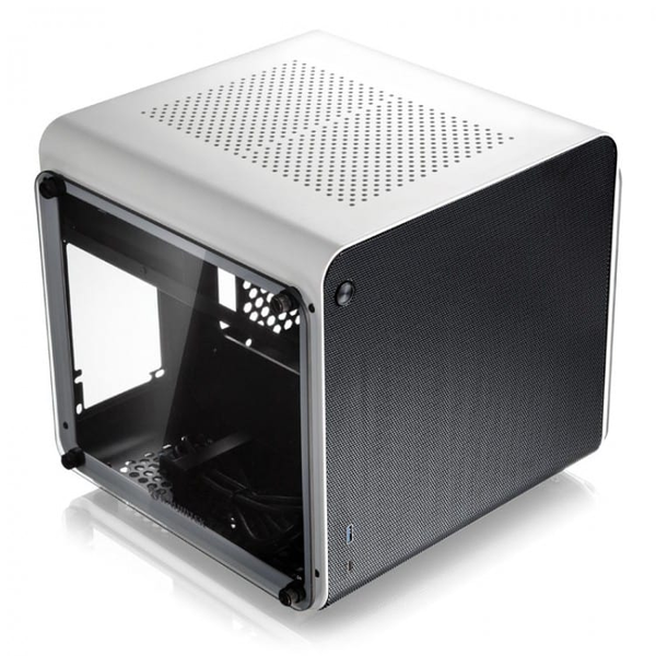 Компютърна кутия Raijintek METIS EVO TG, Mini ITX, Без захранващ блок, ITX, White