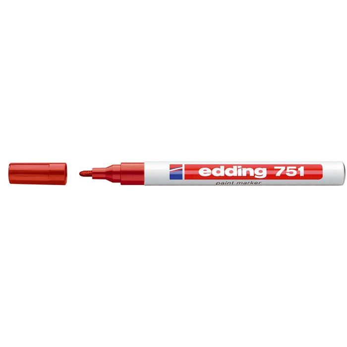Edding 751 1-2mm Lakkmarker - Piros (7580097002)
