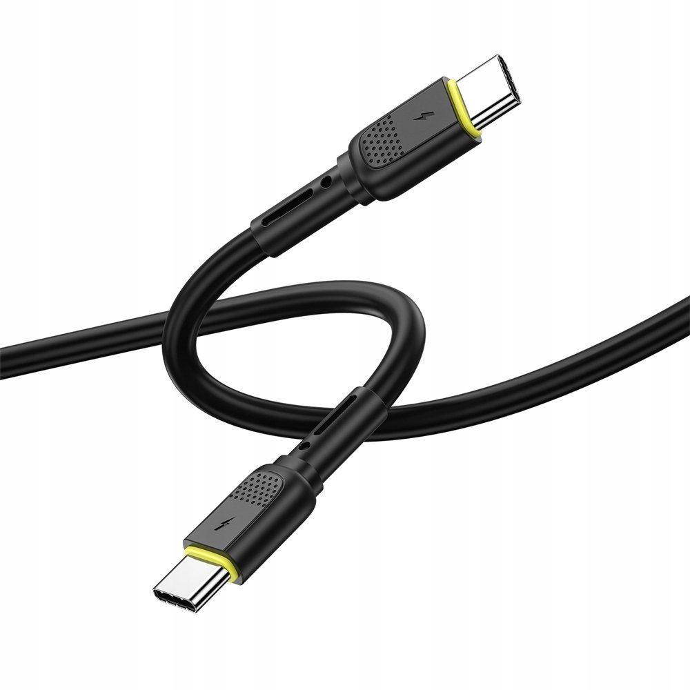 WIWU Wi-C034 Speed Type-C - Type-C Kábel 60 W 1.2m - Fekete (GSM185283)