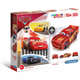 Clementoni Cars 3D пъзел 104 броя Телевизия/филми
