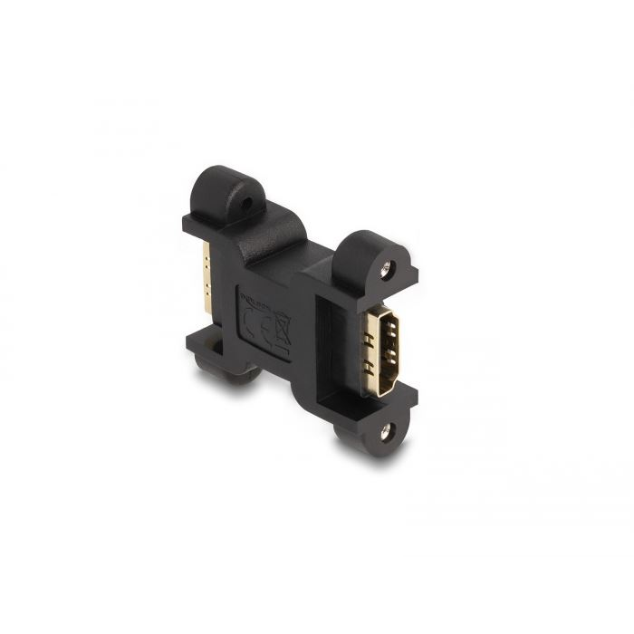 Delock HDMI anya – anya adapter csavarozható csatlakozással (66068) (Delock66068)