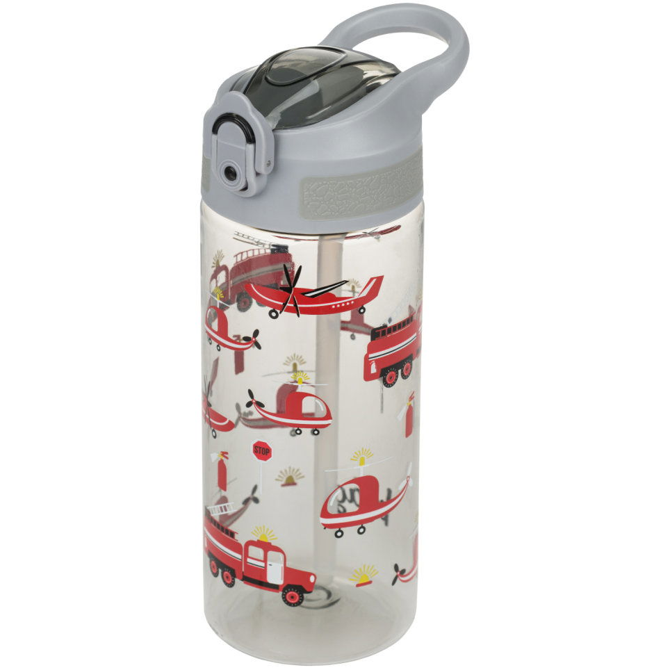 Baagl Tritan kulacs szívószállal - Életmentők, 500 ml (8595689354169)