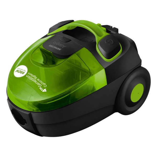 Sencor SVC 510GR 890W porzsák nélküli porszívó fekete-zöld