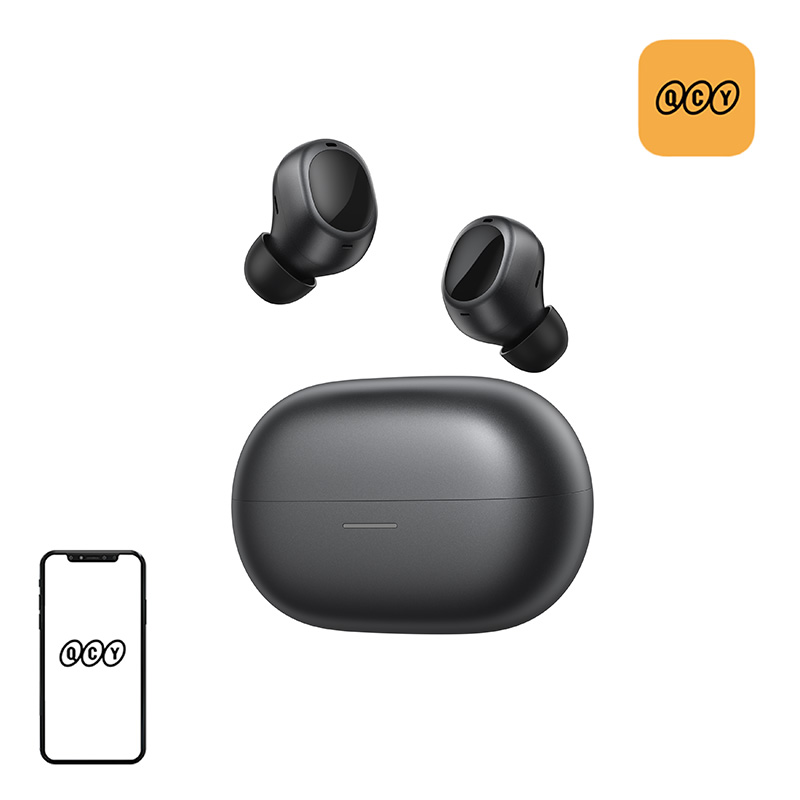 Слушалки QCY MeloBuds A30, черни