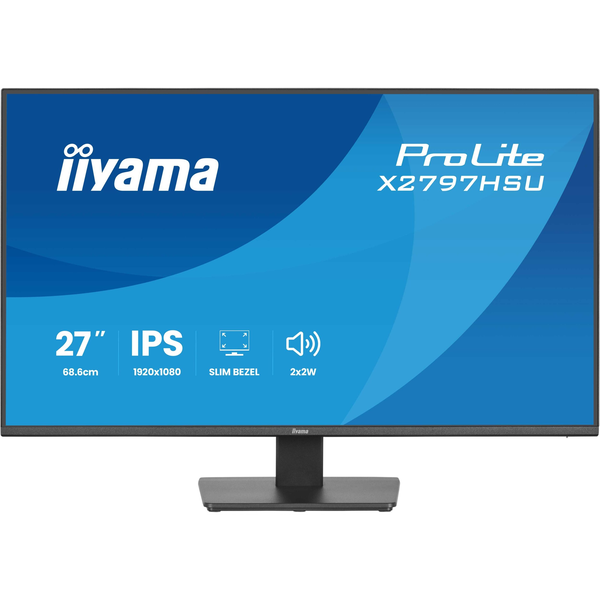 iiyama ProLite X2797HSU-B1 Monitor PC 68,6 cm (27") 1920 x 1080 Pixel Full HD LED Nero