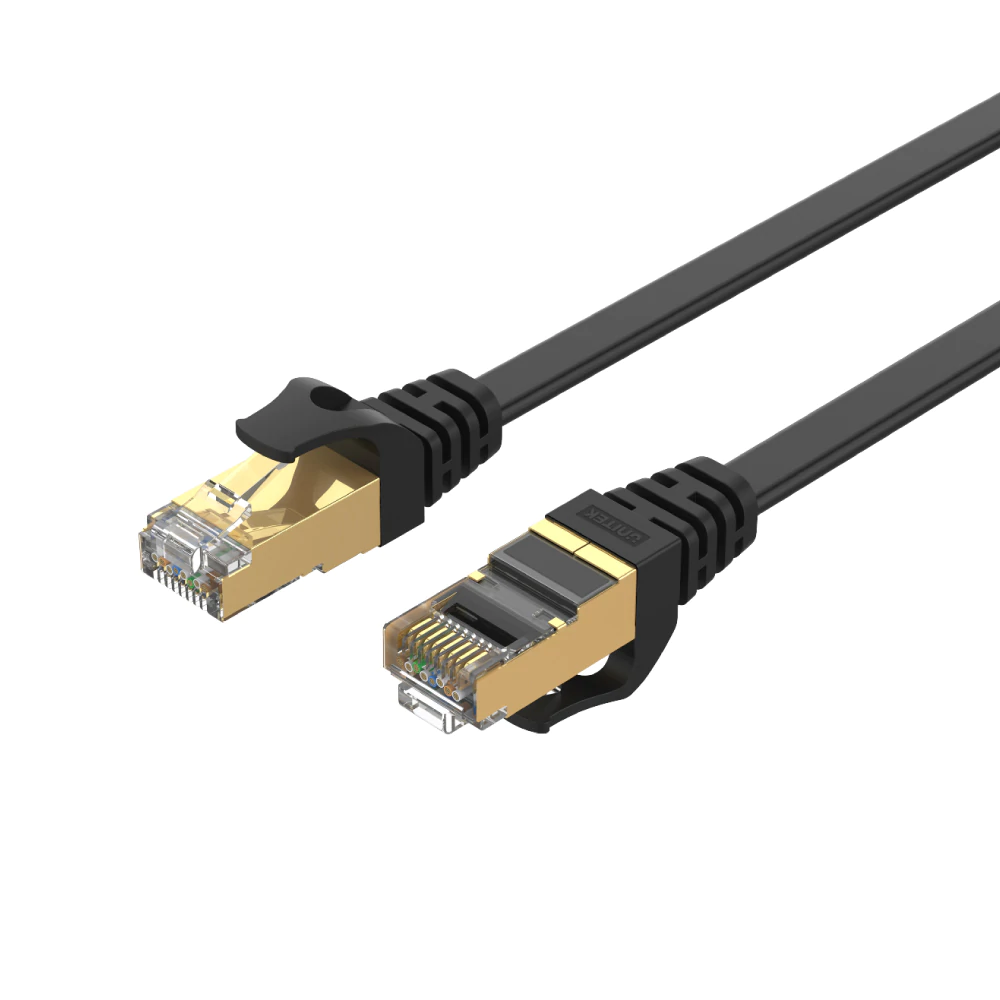 Unitek SSTP CAT7 Patch kábel 1m Fekete (C1897BK-1M)