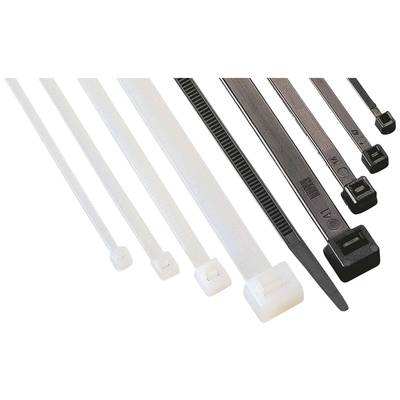 Helukabel 90148-100 PA T 5-100 Kábelkötöző 360 mm 4.5 mm Fekete UV stabilizált 100 db (90148-100)