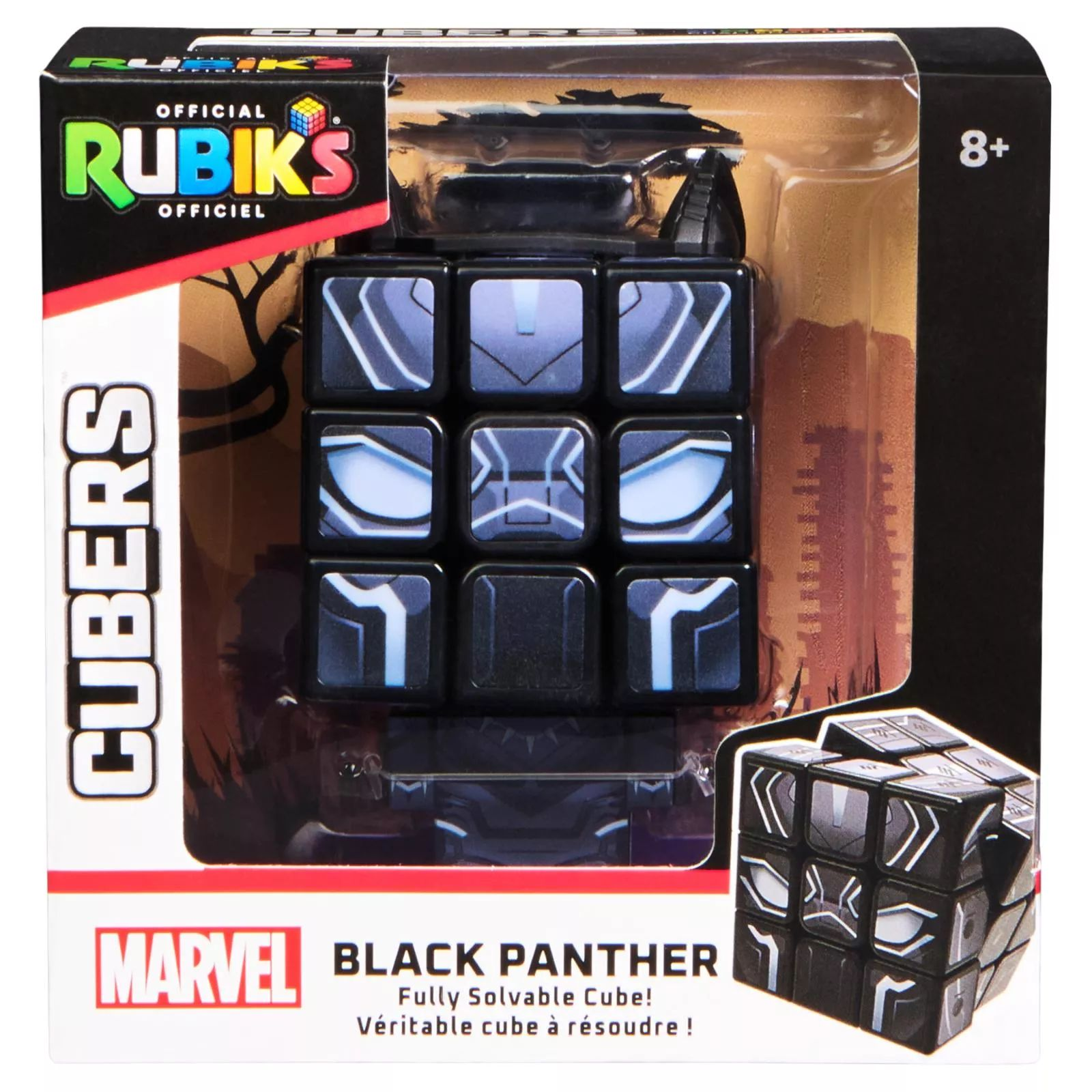 Rubik Marvel Szuperhős kocka - Fekete párduc (6071039)