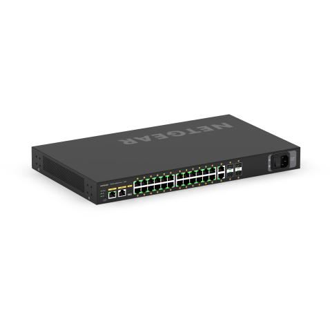 NETGEAR GSM4230P-100EUS netværksswitch Administreret L2/L3 Gigabit Ethernet (10/100/1000) Strøm over Ethernet (PoE) 1U Sort