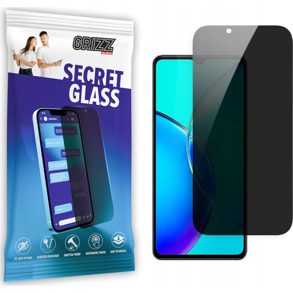  GrizzGlass Szkło prywatyzujące GrizzGlass SecretGlass vivo Y35+