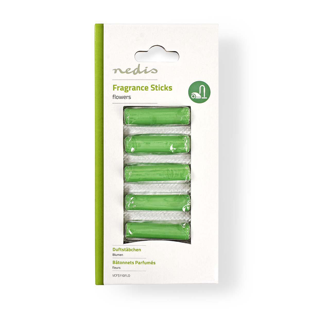 Nedis VCFS110FLO Porszívó illatosító rúd - Virág illat (5 db / csomag) (VCFS110FLO)