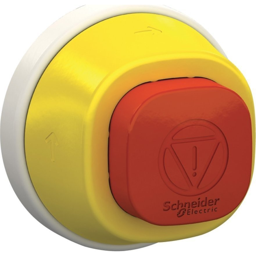 Schneider Electric ZB5AS84W00 ZB5AS84W00 visszaállítható, reteszelhető (Ø) 22 mm Piros 1 db (ZB5AS84W00)