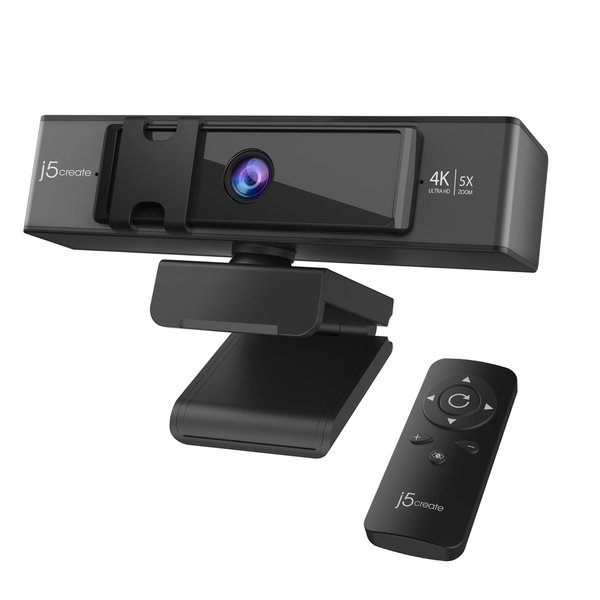 j5create JVCU435 webcam 8,29 MP 3840 x 2160 Pixels Zwart, Grijs