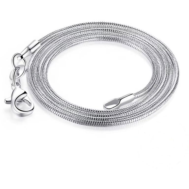 Silver Star Énigme női lnyakánc, kígyó, szélessége 2 mm, hossza 550 mm (22019)