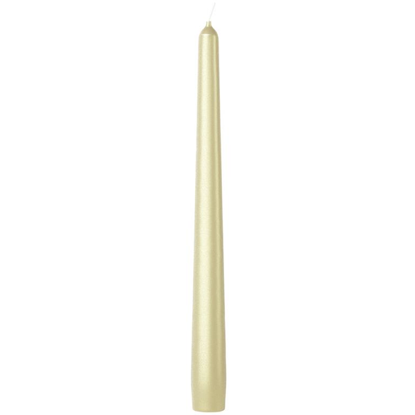 Bolsius Pillar Metallic White Silver 4 db, 309 g
