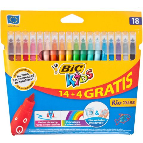 BIC Kids vékony 18 szín (841802)