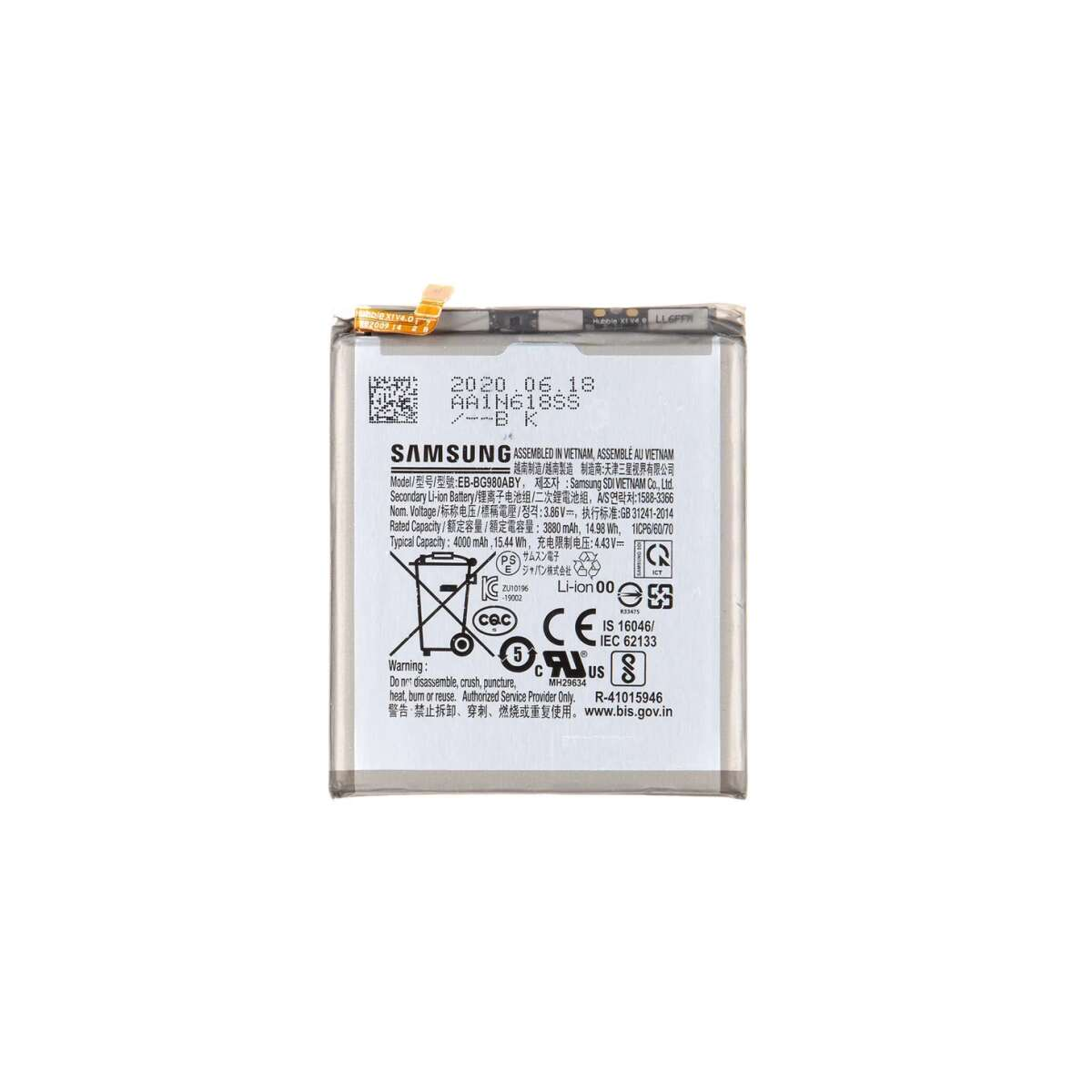 Samsung GH82-22122A Telefon akkumulátor 4000 mAh (OEM) (GH82-22122A)