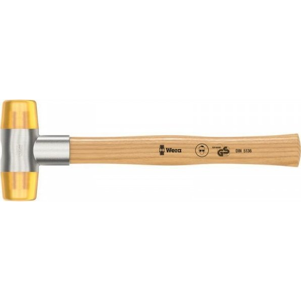 Kímélő kalapács kemény 415 g Wera 100 05000015001 280 mm (05000015001)