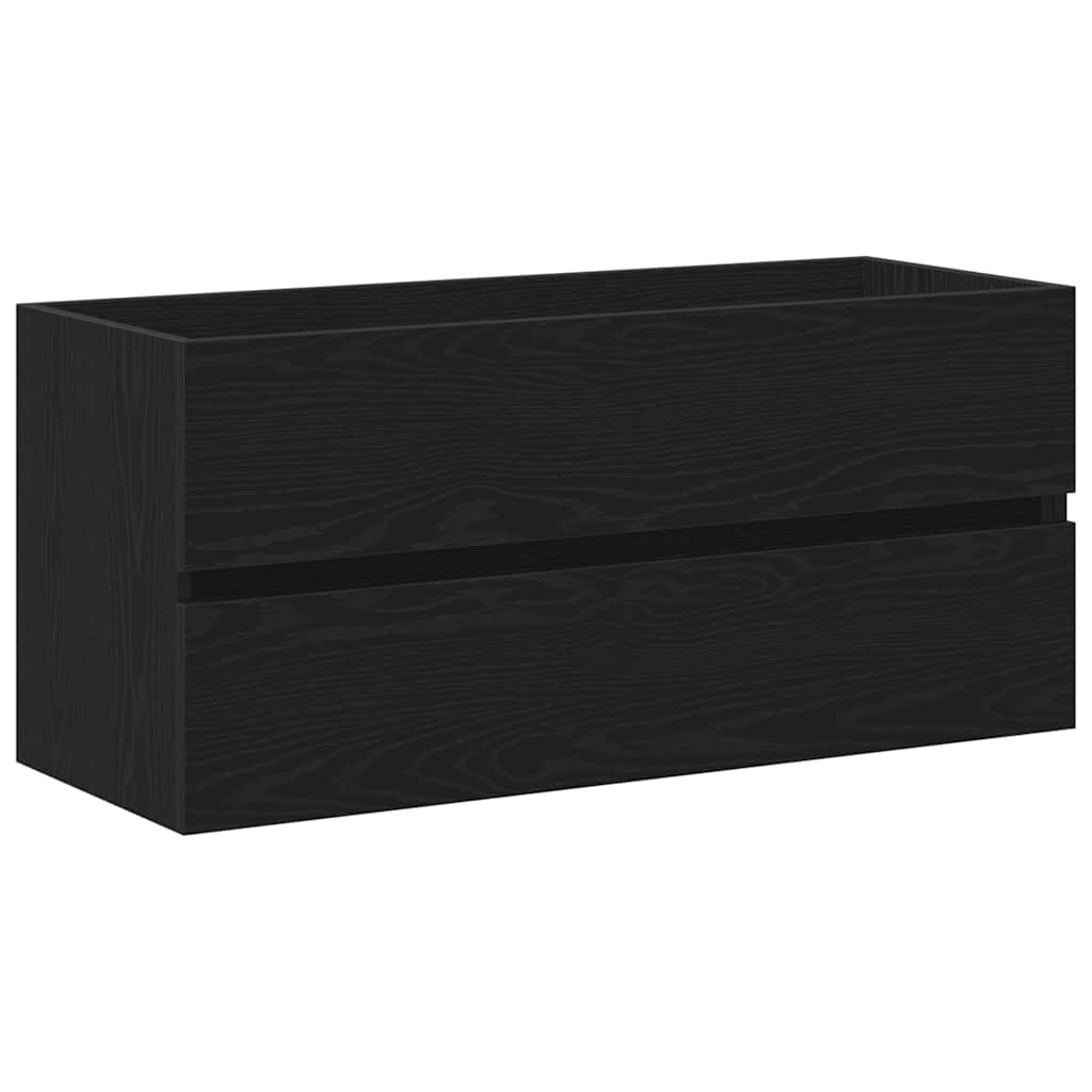 fekete tölgy forgácslap mosdószekrény 100 x 38,5 x 45 cm (862545)