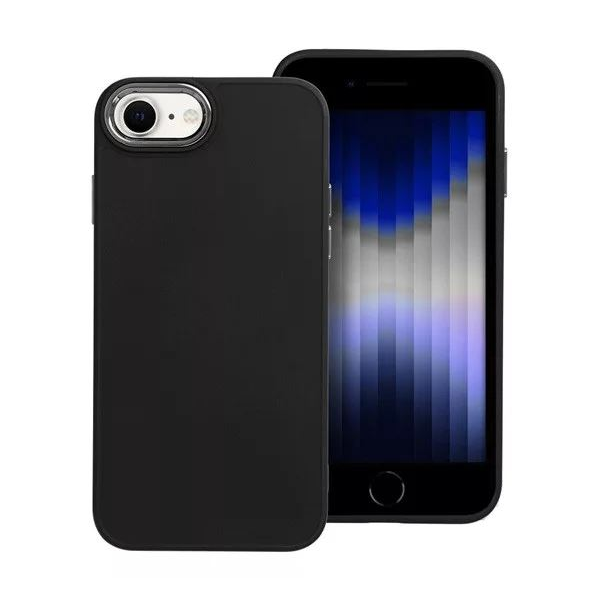 Frame Apple iPhone 7/8/SE 2020/SE 2022 szilikon tok fekete (74564) (FR74564)