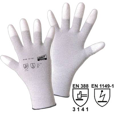 L+D worky ESD TIP 1170-11 Nylon Munkakesztyű Méret (kesztyű): 11, XXL EN 388 , EN 1149-1 CAT II 1 pár (1170-11)