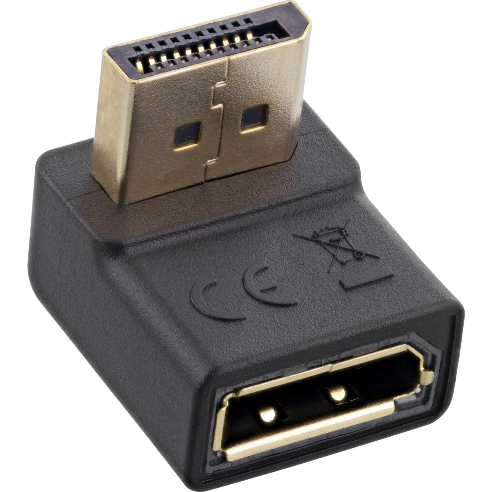 InLine 17199U csatlakozó átlakító DisplayPort Fekete (17199U)