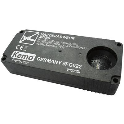 Ultrahangos nyestriasztó és menyétriasztó, elemes, 55 m2, Kemo FG022 (FG022)