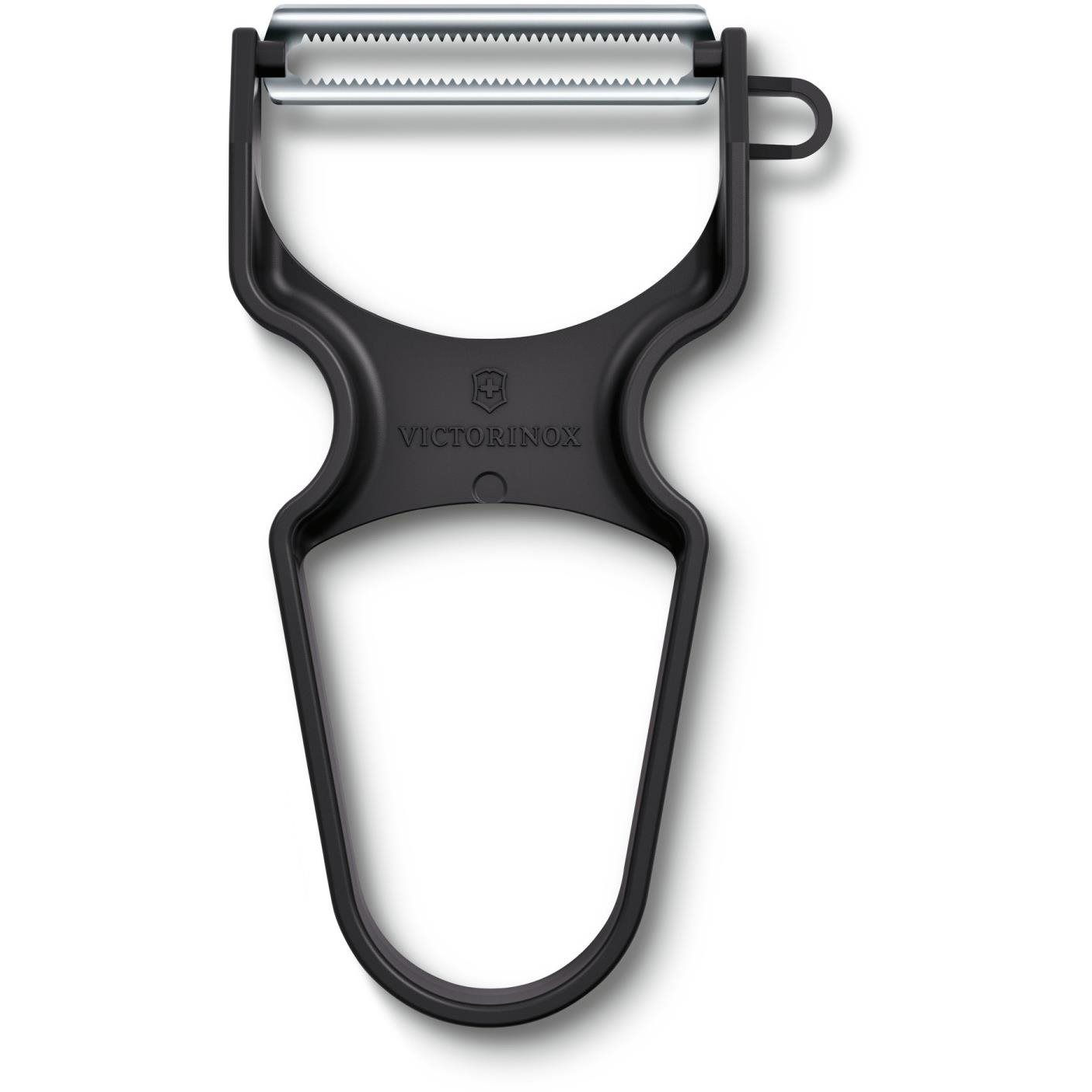 Victorinox Rapid zöldséghámozó fogazott pengével, műanyag, fekete (6.0933.3)