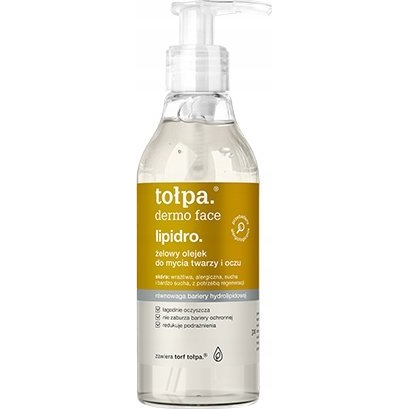 Tołpa Dermo Face Lipidro Żelowy olejek do mycia twarzy i oczu 195ml