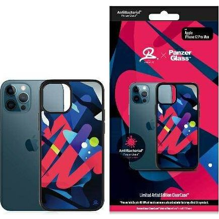 PanzerGlass ClearCase iPhone 12 Pro Max Mikael B Limited Artist Edition Antibacterial Telefon Tok (5711724003011)