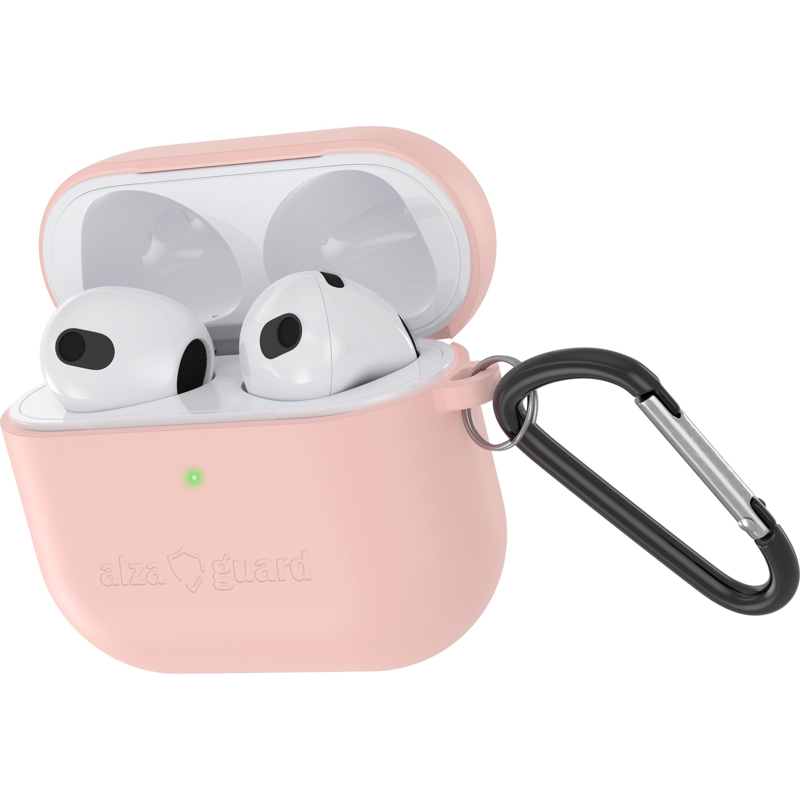 AlzaGuard Skinny Silicone Case Airpods 2021, rózsaszín (AGD-ACSS3P)