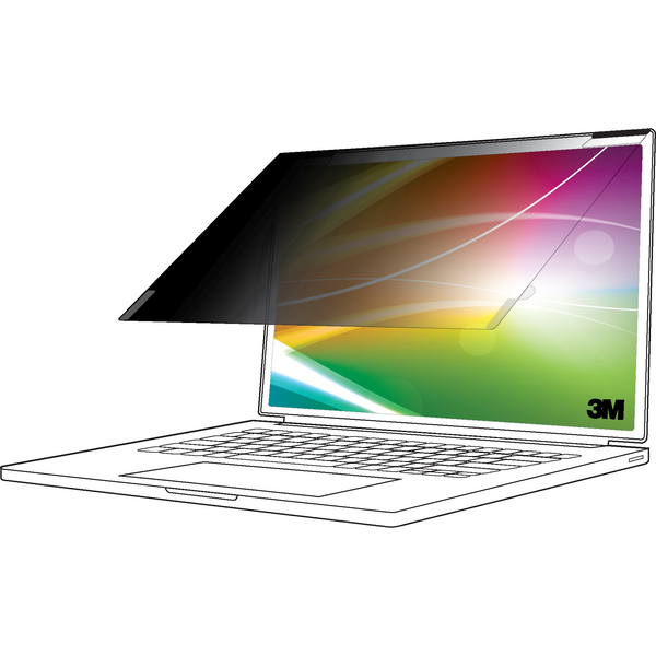 3M BPNAP004 40,6 cm (16") Laptop Rammeløst display privatlivsfilter
