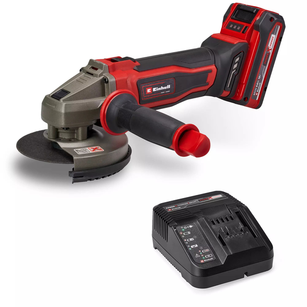 EINHELL Angle grinder AKU TE-AG 18/125-2 Li, 4431190 (1x4 Ah)