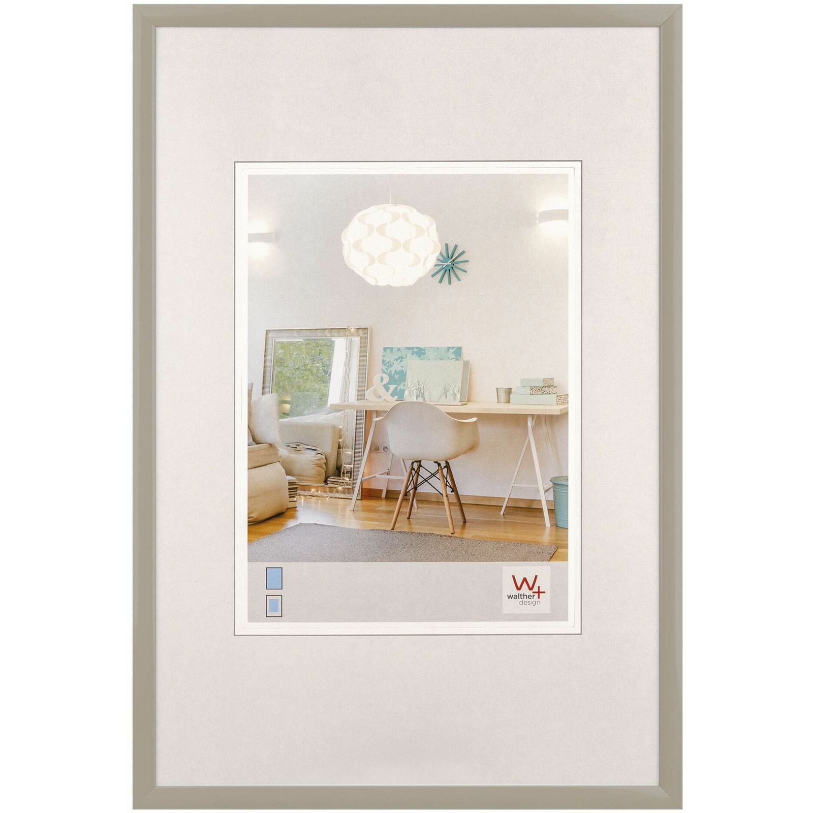 Walther KV040T New Lifestyle 31x41 Képkeret - Szürke (KV040T)