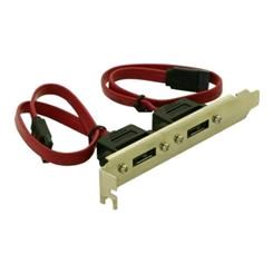 Delock  2x SATA --> 2x eSATA hátlapi kivezetés (DL65116) (DL65116)