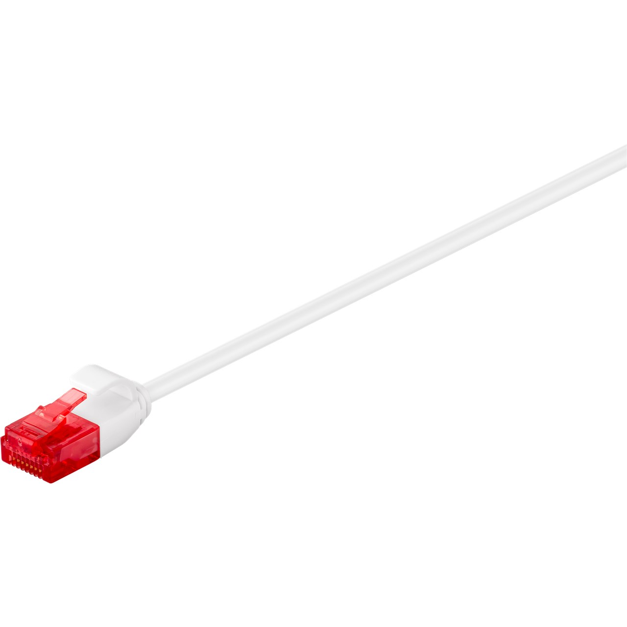 LAN kábel RJ45 Patchcord CAT 6 U/UTP Slim BIELY 5m