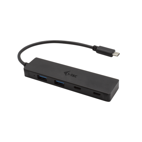 i-tec Metal C31HUBMETAL2A2C interface hub USB 3.2 Gen 1 (3.1 Gen 1) Type-C 10000 Mbit/s Sort